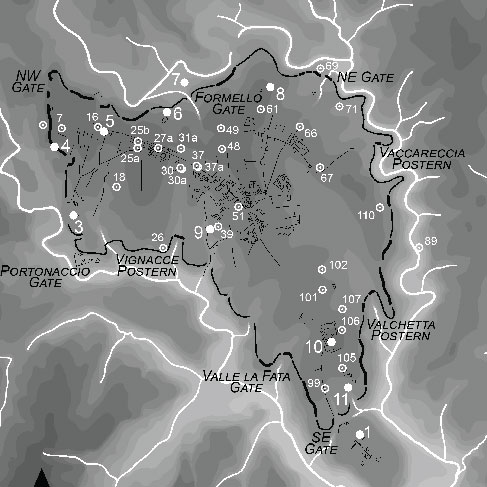 An archaeological map of Veii